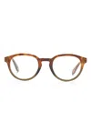Giorgio Armani Round-frame Glasses In 中性色