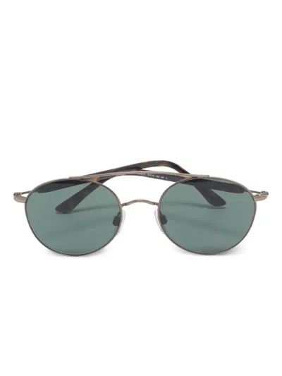 Pre-owned Giorgio Armani Round-frame Sunglasses