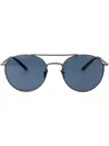 Giorgio Armani Round-frame Sunglasses In グレー