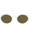 Giorgio Armani Round-frame Sunglasses In Gold