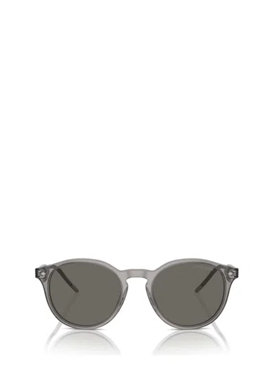 Giorgio Armani Round-frame Sunglasses In Grey
