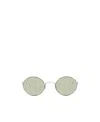 Giorgio Armani Round-frame Tinted Sunglasses In Nude