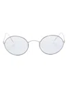 Giorgio Armani Round-frame Tinted Sunglasses In Silber