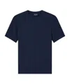 Giorgio Armani Asv Stretch Viscose And Cashmere Blend Crew Neck T-shirt