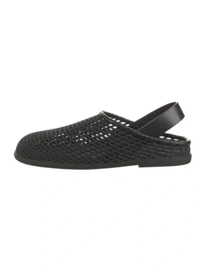 Pre-owned Giorgio Armani Rubber Loafers In Black