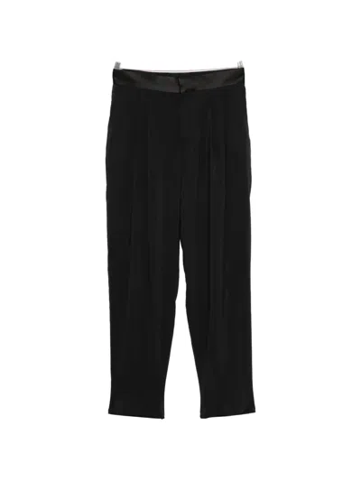 Giorgio Armani Pleated Tailored Trousers In Black
