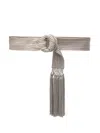 Giorgio Armani Sautage Belt In Neutrals