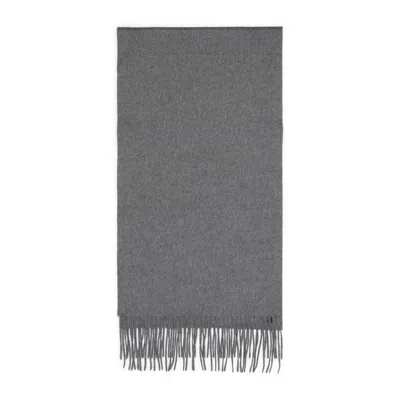 Giorgio Armani Cashmere Scarf In Gray
