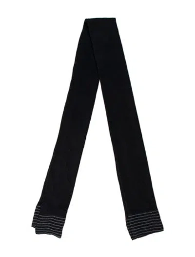 Pre-owned Giorgio Armani Scarf In Blue