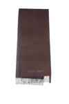 Giorgio Armani Logo-embroidered Fringed Scarf