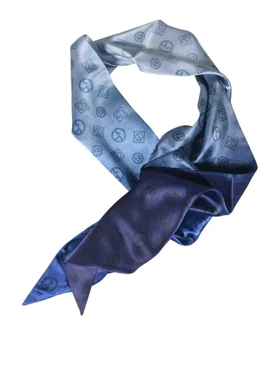 Giorgio Armani Scarfs Blue