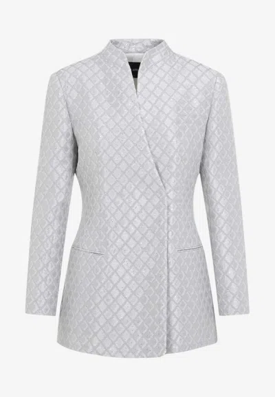 GIORGIO ARMANI SEQUIN-EMBELLISHED BLAZER