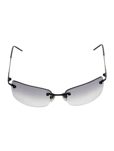 Pre-owned Giorgio Armani Shield Gradient Sunglasses In Multi