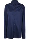 Giorgio Armani Shirt Collared Long Sleeves In Blue