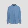 Giorgio Armani Long Sleeve Shirt In Blue