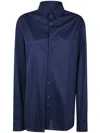 Giorgio Armani Shirt Collared Long Sleeves In Blue