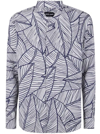 Giorgio Armani Shirt In Grey