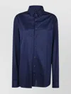 Giorgio Armani Shirt Collared Long Sleeves In Blue