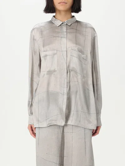 GIORGIO ARMANI SHIRT GIORGIO ARMANI WOMAN COLOR GREY,G54274020
