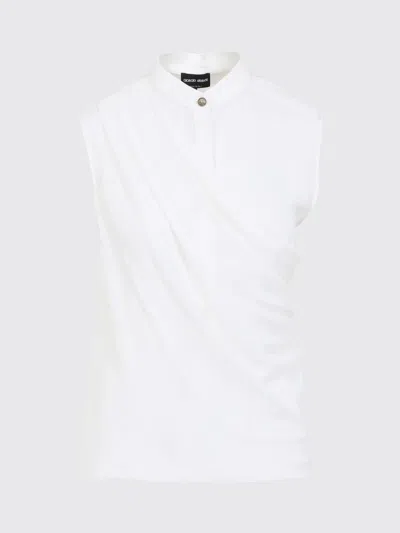 GIORGIO ARMANI SHIRT GIORGIO ARMANI WOMAN COLOR WHITE,H58017001