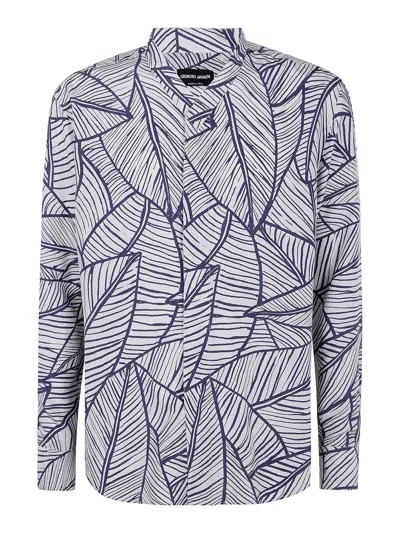 GIORGIO ARMANI CAMISA - GRIS