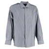 Giorgio Armani Shirt In Grey Silk In Gray