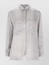 Giorgio Armani Shirt Point Collar Buttoned Cuffs Chest Pocket