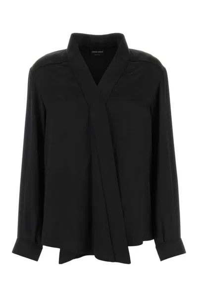 Giorgio Armani Shirts In Black