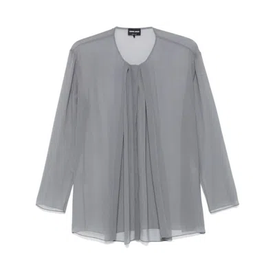 Giorgio Armani Shirts In Grey
