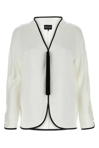 Giorgio Armani Shirts In Brilliant White