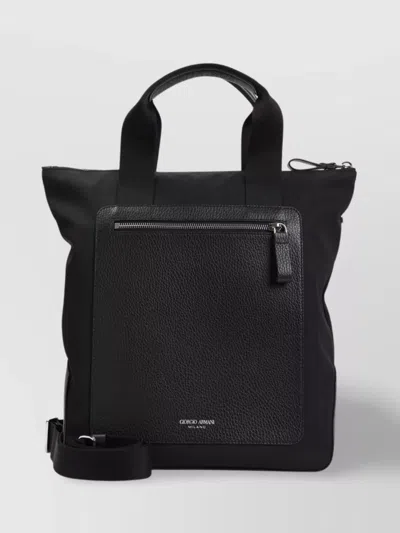 Giorgio Armani Shopping Bag With Adjustable Shoulder Strap