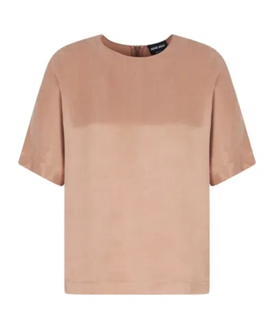 GIORGIO ARMANI GIORGIO ARMANI SHORT-SLEEVED CREWNECK TOP
