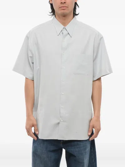 Giorgio Armani Short-sleeve Shirt In Gray