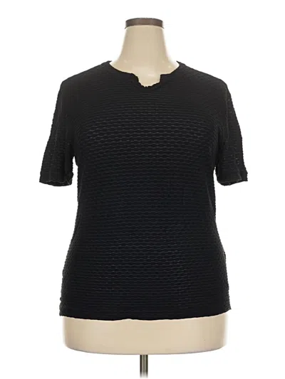 Pre-owned Giorgio Armani Short Sleeve T-shirt In Black
