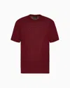 Giorgio Armani Short-sleeved Crew-neck Jumper In Cashmere And Silk