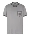 Giorgio Armani Short-sleeved T-shirt In Gray