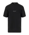 Giorgio Armani Logo Short-sleeved T-shirt In Black