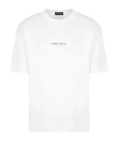Giorgio Armani Short-sleeved T-shirt In White