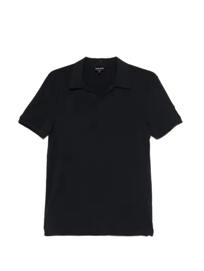 Pre-owned Giorgio Armani Short-sleeved Polo Shirt In Blue