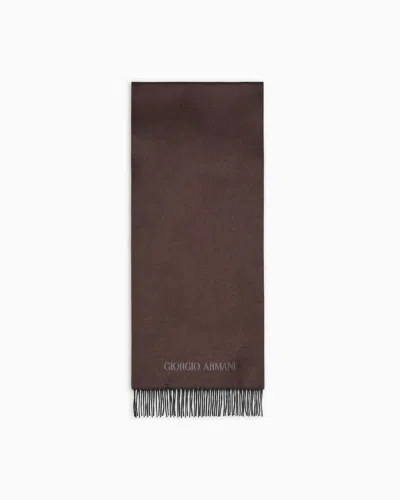 Giorgio Armani Silk And Cashmere Scarf
