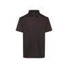 Giorgio Armani Silk Cotton Polo Shirt With Regular Fit In Animal Print
