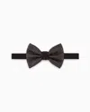 Giorgio Armani Silk And Rhinestone Knotted Bow Tie