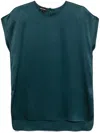 Giorgio Armani Silk Blouse In Green
