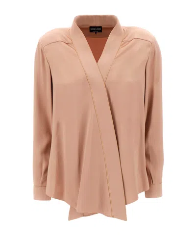 GIORGIO ARMANI GIORGIO ARMANI DOUBLE-SIDED SATIN SHIRT