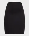 Giorgio Armani Silk Cady Pencil Skirt In Black