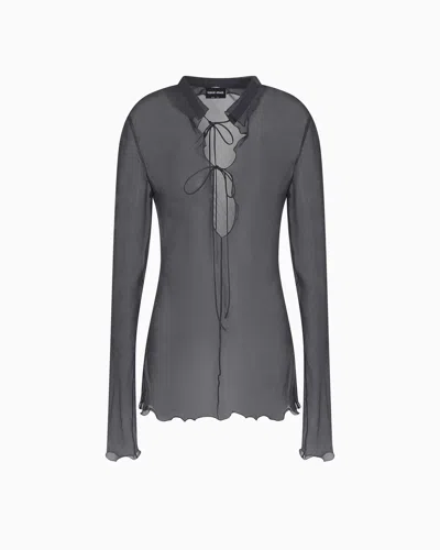 GIORGIO ARMANI SILK CRÉPON SHIRT