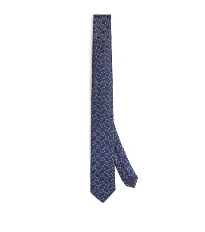 Giorgio Armani Silk Geometric Jacquard Tie