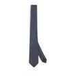 Giorgio Armani Silk Geometric Jacquard Tie In Gold