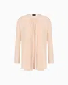 Giorgio Armani Silk Georgette Shirt In Pink