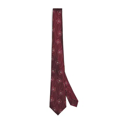 GIORGIO ARMANI SILK JACQUARD TIE